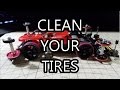 【ミニ四駆】Tamiya Mini 4WD Testing: Clean Your Tires