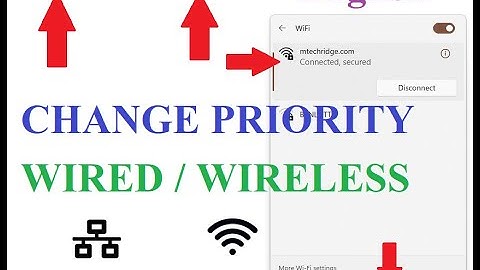 (English) How to Change Priority of Wired / Wireless Network Adapter