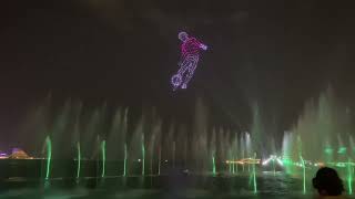 Best Show..Laser Fountain Drone and Fireworks together at Corniche Doha Q @fifa #fifaqatar2022 #fifa