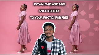 ADD SNOOT EFFECT ON PHOTOSHOP | DOWNLOAD FREE SNOOT EFFECTS