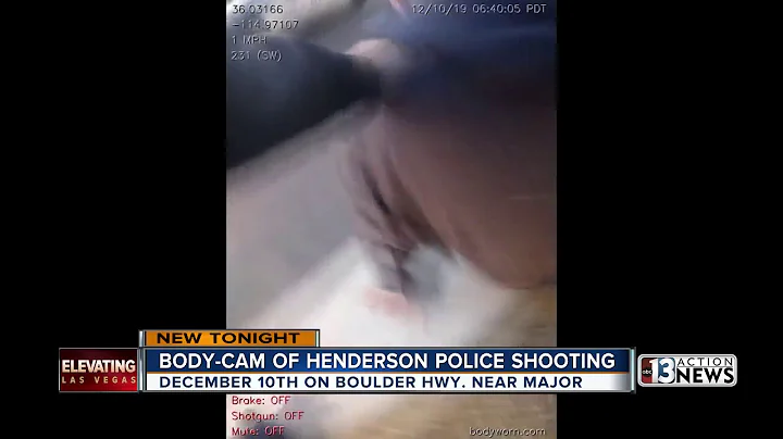 Henderson police release body cam footage of recent shooting involving officer