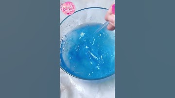 Cách Làm ＳＬＩＭＥ Nước Không Cần Dung Dịch Làm Đông😮 #slime cre:bammreview