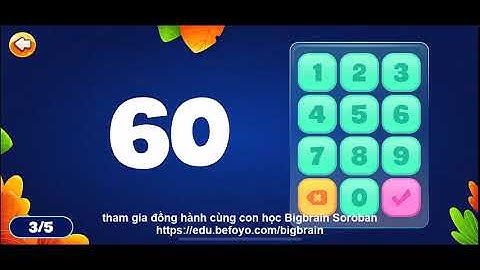 Ảo tính Soroban 2 con số level 1 với Bigbrain Soroban