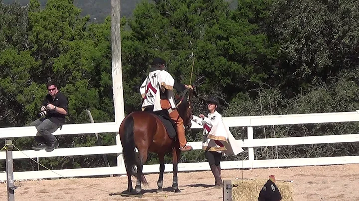 Jousting -- Jeffrey Basham runs the Mounted Skill ...