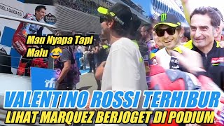 Valentino Rossi Sampai Begini! Marc Marquez Joget Heboh Usai Podium Ke 2 MotoGP Jerez Spanyol