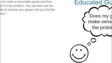 7th grade 1-5 Problem Solving Strategies