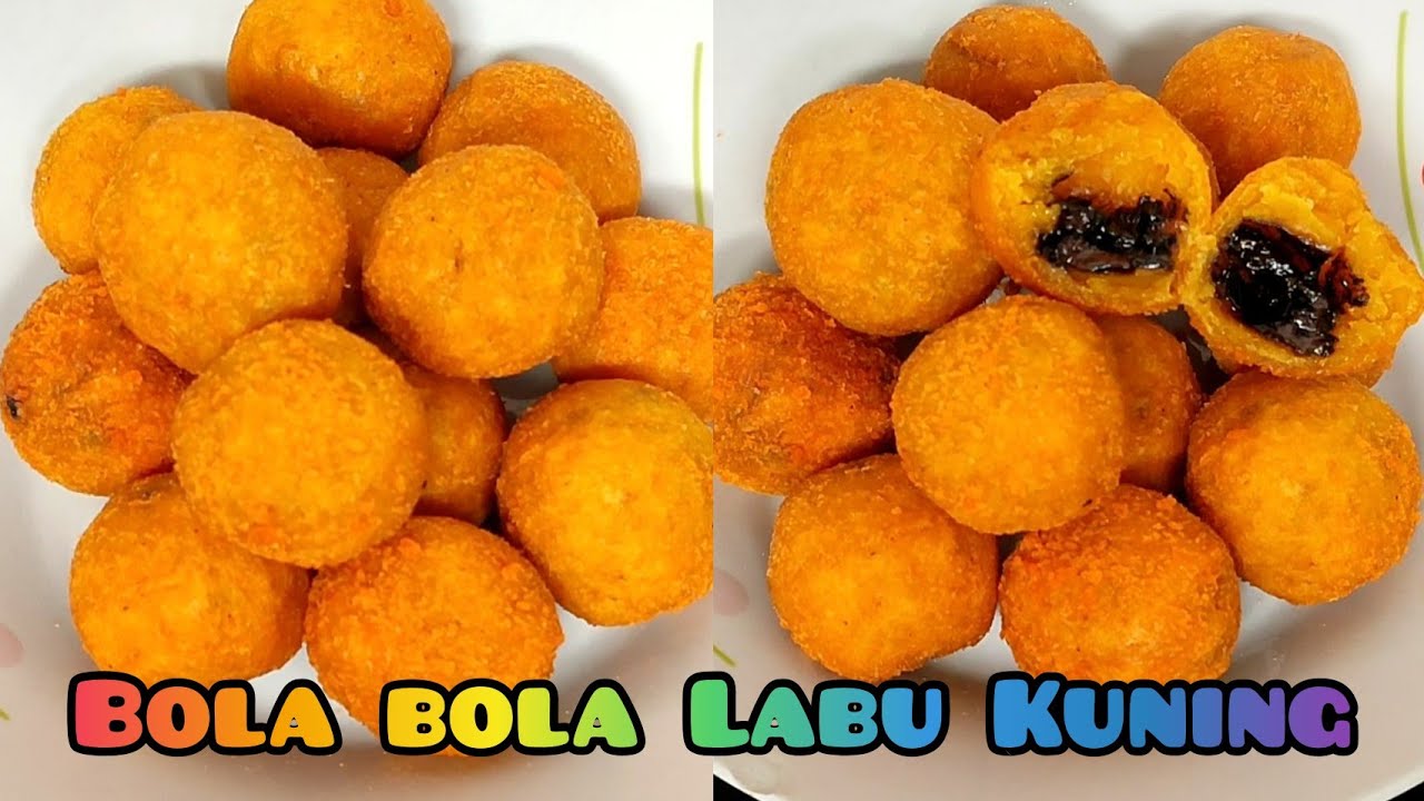 BOLA BOLA LABU KUNING CRISPY DAN LUMER