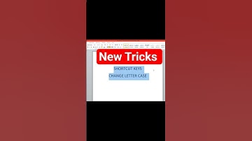 Computer 🖥️Shortcut Key for letter case change Upper Lower Proper #tricks​ #shortcutkeys​ #trending​