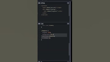 Loading barra de progresso com HTML, CSS e JavaScript