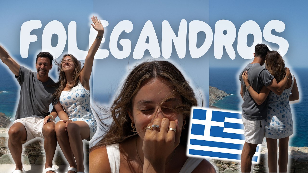 FOLEGANDROS 🇬🇷 The most magical Greek island we’ve EVER visited (& our WEDDING LOCATION!) 💒🥹💍