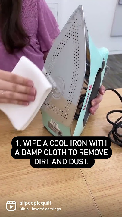 How To Clean A Dirty Iron (Get It Sparkling Again!) - Expert Home Tips