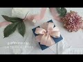 가장 많이쓰는 십자리본 묶는법| 선물포장리본  Gift Wrapping - How to Tie a Perfect Bow