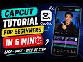 capcut tutorial for beginners in 5 min  #how_to #edit #capcutedit