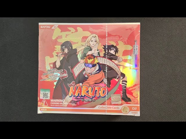 Naruto Kayou Earth Scroll Series 2 - English booster box opening