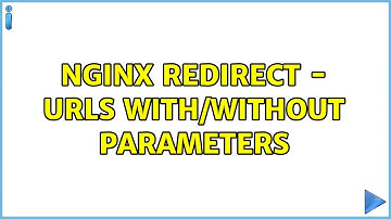 nginx redirect - urls with/without parameters