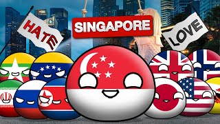 Countries That Relationship with SINGAPORE🇸🇬#countryballs 