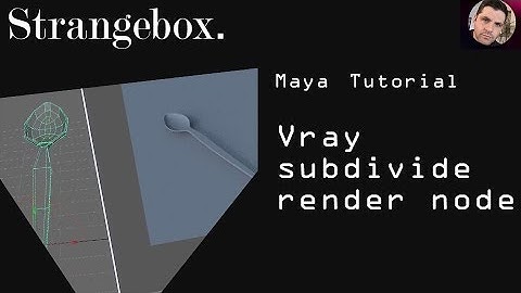 Maya Vray Subdivide Node and Round Edges Node