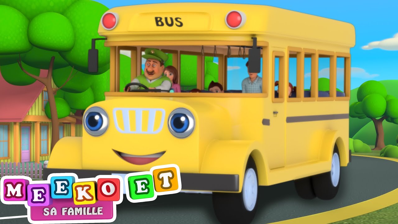 Les roues du bus 😻🚌 | Plus de comptines et chansons pour bébés | Méeko's Family en français