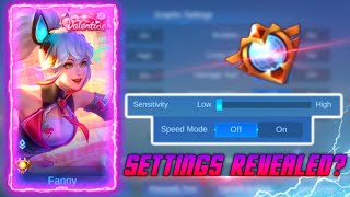 SECRET PRO SETTINGS FOR FANNY USER in 2023?! ⚡|  TO BECOME FASTHAND?!🔥| PART 1 | MLBB