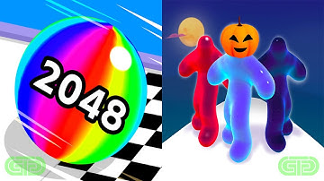 Ball Run 2048 Vs Blob Runner 3D Android iOS Mobile Gameplay Walkthrough 45153