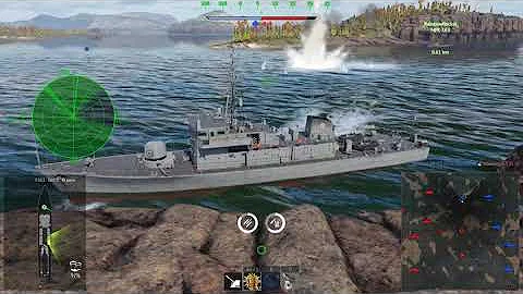 War Thunder; HMS Peacock; Stock vessel is not as bad as I thought it will be; Naval Arcade