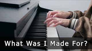 What Was I Made For? - Billie Eilish (Piano Cover by Riyandi Kusuma)