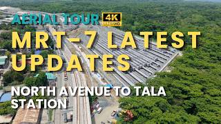 Aerial Tour | MRT-7 BIG Update! First Train Test Run, 85% Complete & Opening Timeline