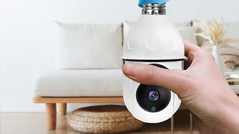WooLink Light Bulb Security Camera watch before buy