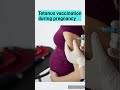 Tetanus vaccination during pregnancy #tetanus #vaccination #pregnancy #shorts #medicalshorts #viral