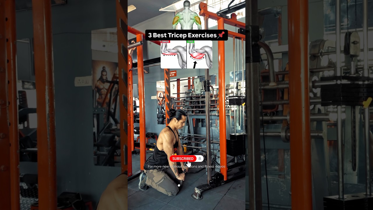 🚫Stop wasting triceps day😤👀 Try These 3 💯📈 