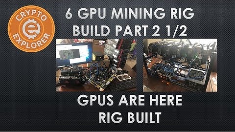 6 GPU Mining Rig Build Part 2 1/2: GPUs Are In, Rig Assembled
