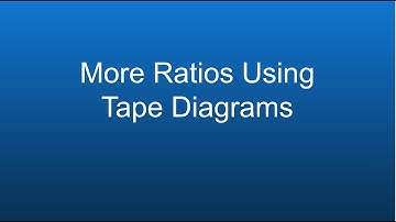 More Ratios Using Tape Diagrams