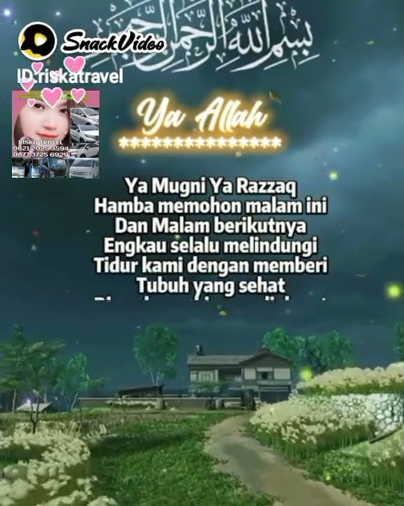 Doa Ku Malam Rabu semoga kita semua diberi keberkahan #riskatravel #story #islam