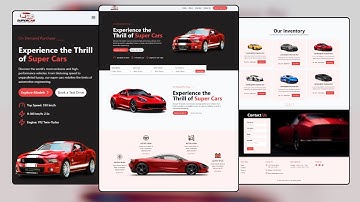 🔥Complete Responsive Car Website using ReactJS Tailwind CSS and Framer-Motion || Build and Deploy