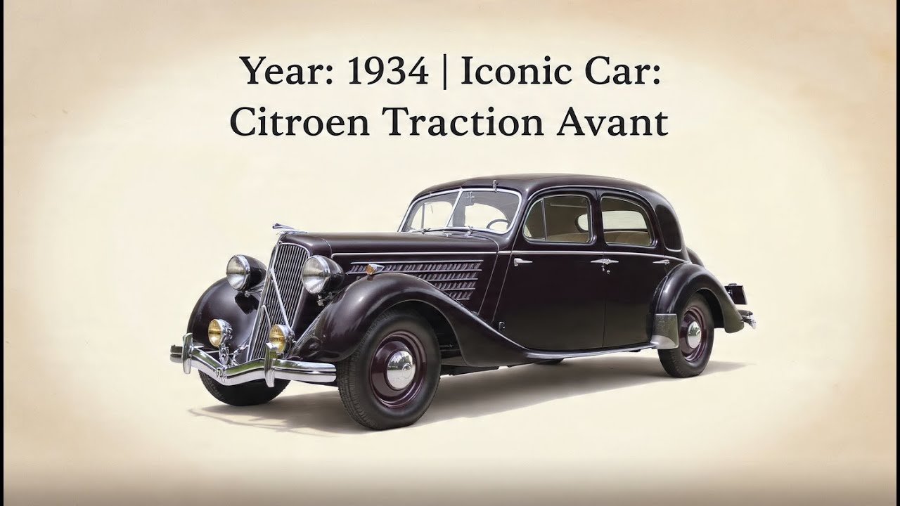 1934 Citroën Traction Avant | The Car That Rewrote Automotive Engineering Rules