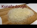 How to make perfect kunafa dough at home/Arabic knafeh dough recipe ..English subtitles added