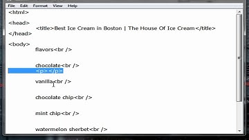 HTML tutorial : Paragraph Tag