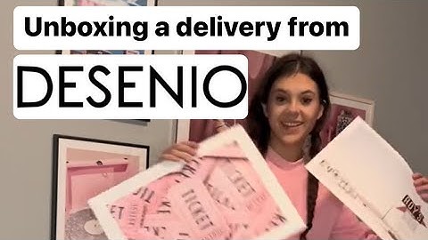 AD Unboxing a delivery from Desenio 😍 Shop Desenio prints & frames via the link in the description✨