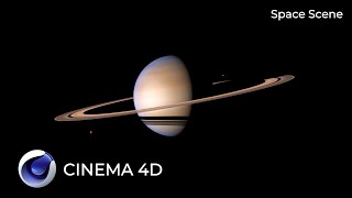 Cinema 4D с нуля для начинающих : Фотореалистичный 3D Сатурн