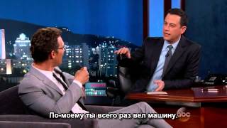 Jimmy Kimmel 2014 02 19 Matthew McConaughey с субтитрами