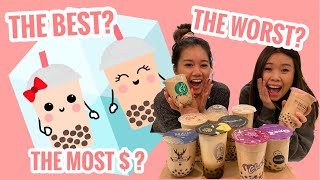 The Best Bubble Tea in Toronto  |  BLIND TASTE TEST   FULL COMPARISON OF TOP 10 FRANCHISES