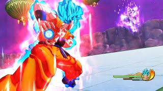 Dragon Ball Z: Kakarot - SSB Kaioken Goku! New Blue Kaioken Transformation Mod