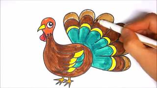 Thanksgiving Turkey Coloring Pages