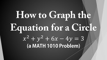 How to Graph the Equation for a Circle
