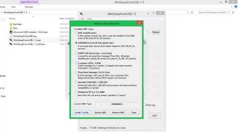 solve Error Message Win Setup From Usb  Could not install grub4dos MBR