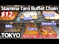 Sub 12  la principale chane de buffets du japon le stamina taro  volont  shinjuku tokyo