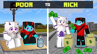 From POOR to RICH Story in Minecraft!