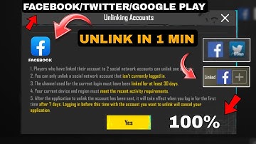 HOW TO UNLINK FACEBOOK FROM BGMI INSTANTLY || FULL INFORMATION ABOUT UNLINK BGMI