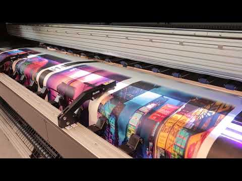 Superwide VUTEk 5r/3r printer   Backlit Textile Printing