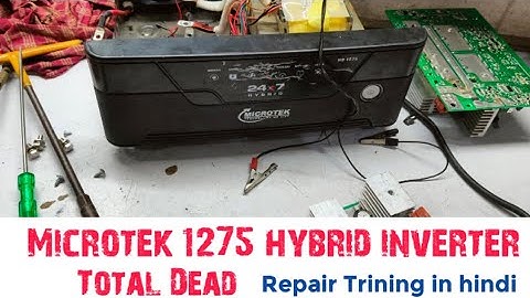 microtek hybrid inverter total dead solution